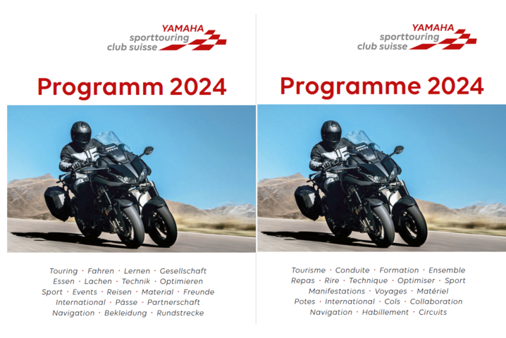 Le dépliant du programme annuel 2024 est disponible